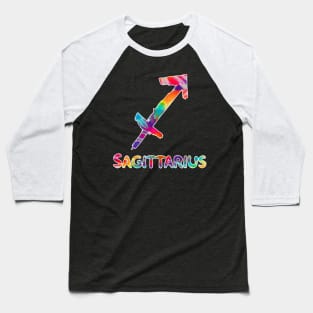 Sagittarius tie dye Baseball T-Shirt